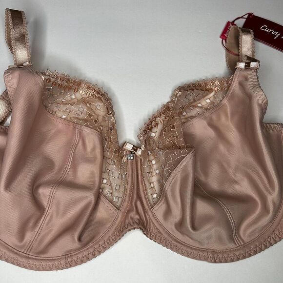 New Curvy Kate Tan Unlined full coverage Bra 28K - Picture 2 of 7